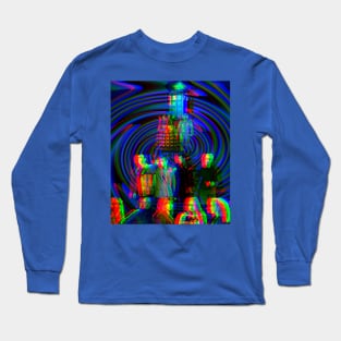 DR WHO computer glitch Long Sleeve T-Shirt